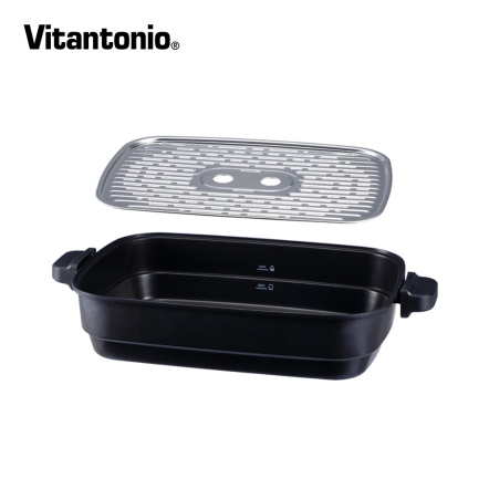 【入會折$100】Vitantonio電烤盤專用深鍋含蒸架PVHP-10B-DP
