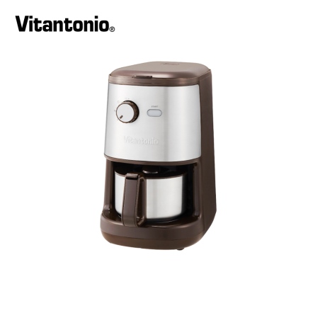 【入會折$100】Vitantonio 全自動研磨咖啡機棕 VCD-200B-B