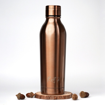 Root7保溫瓶500ml-髮絲銅